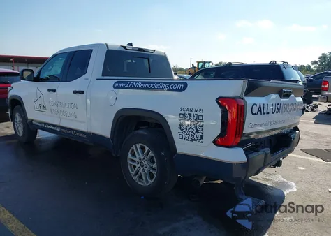 2023 Toyota Tundra Sr5 z USA, uszkodzony, nr VIN 5TFLA5AA2PX028009